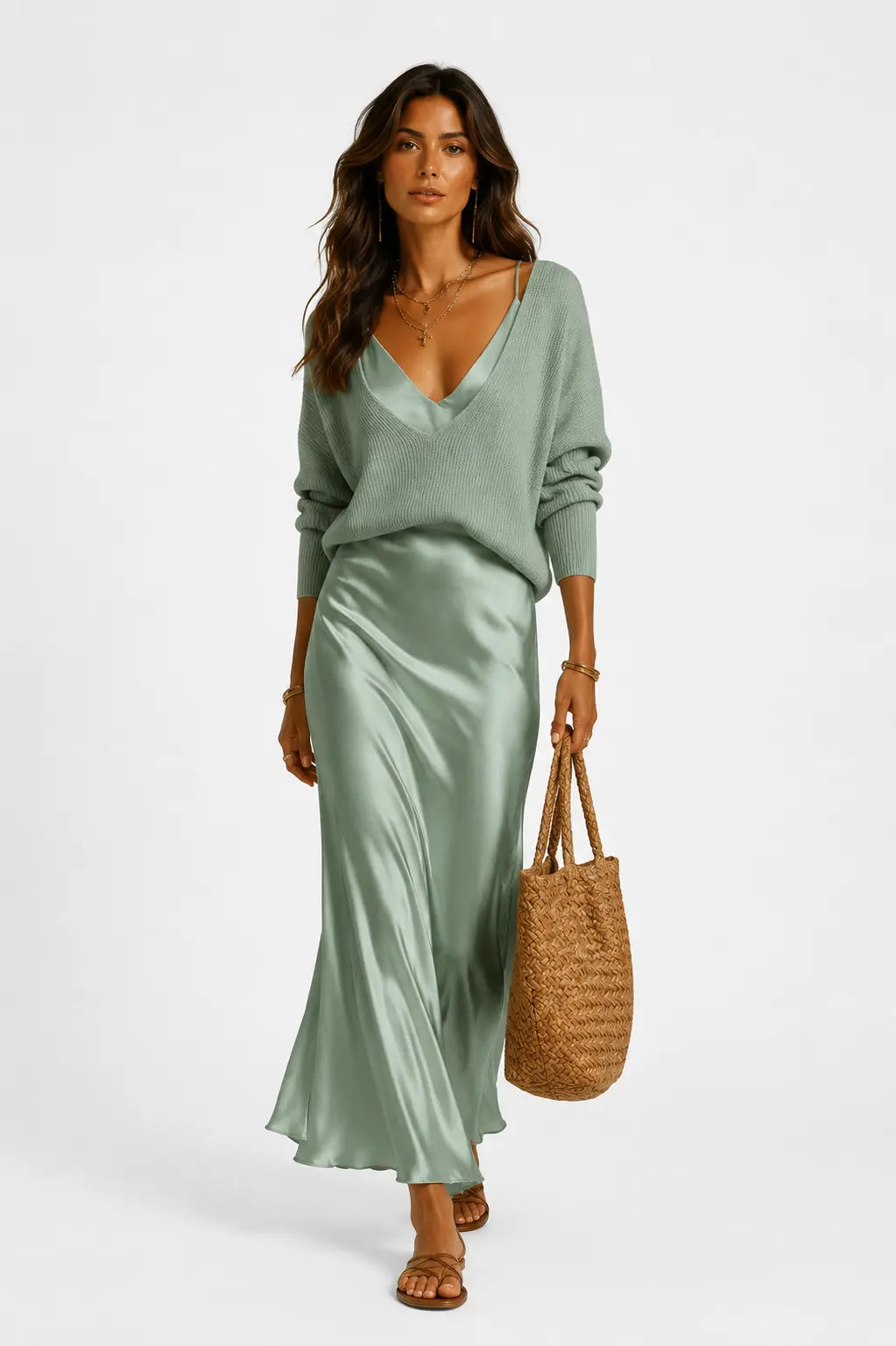 Conjunto Satinado "Lucciana"